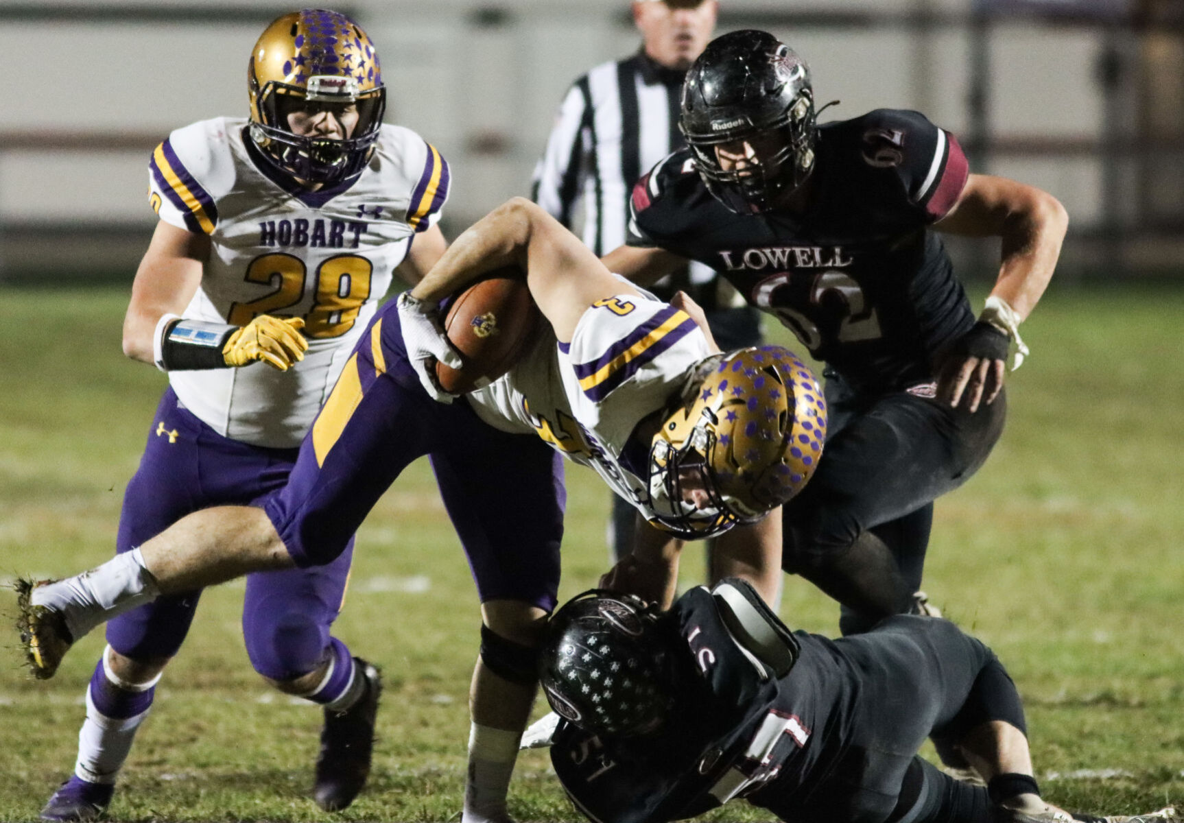 4A football sectional final - Hobart vs. Lowell